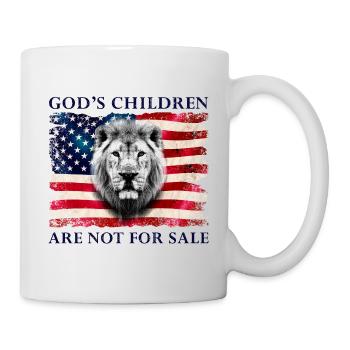 God's Children Are Not For Sale - Lion of Judah - Mug - white - Right
