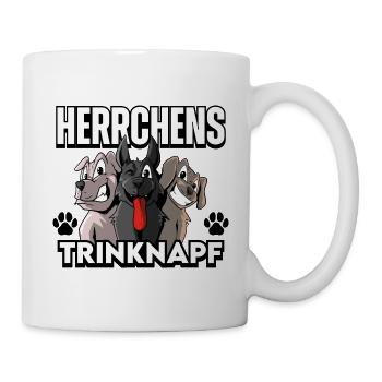 Herrchens Trinknapf Hunde - Tasse - Weiß - Rechts