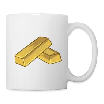 Goldbergbau Den Traum leben - Tasse - Weiß - Rechts