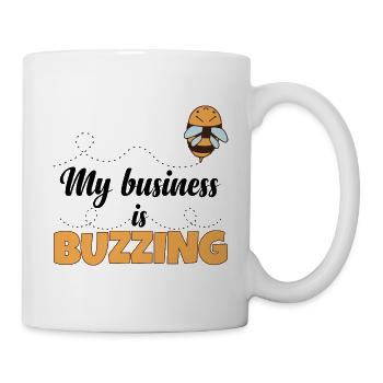 My Business Is Buzzing - Mug - white - Right
