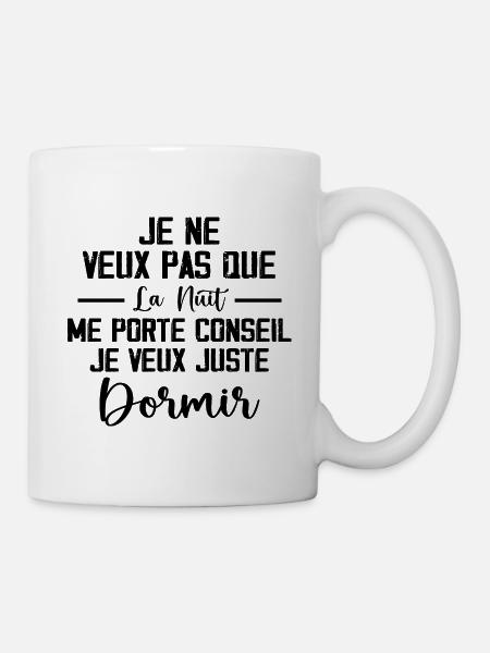 Je Veux Juste Dormir 💤 - Mug blanc - blanc