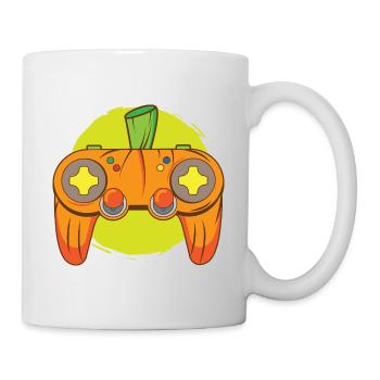 Gamer Life Halloween Pumpkin Head Video Game - Mug - white - Right