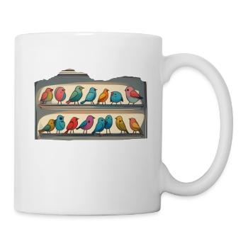 Some Birds in a fridge - Tasse - Weiß - Rechts
