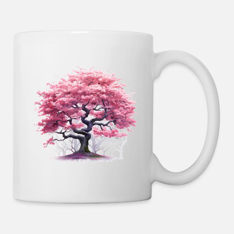 Cherry Blossom Tree - Tasse - Weiß