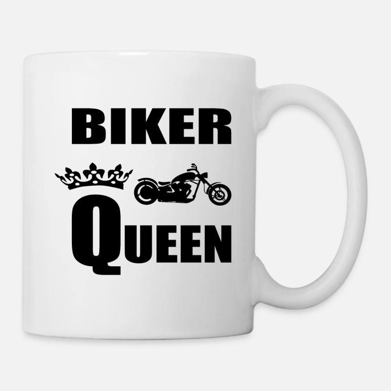 Motorrad - Tasse - Weiß