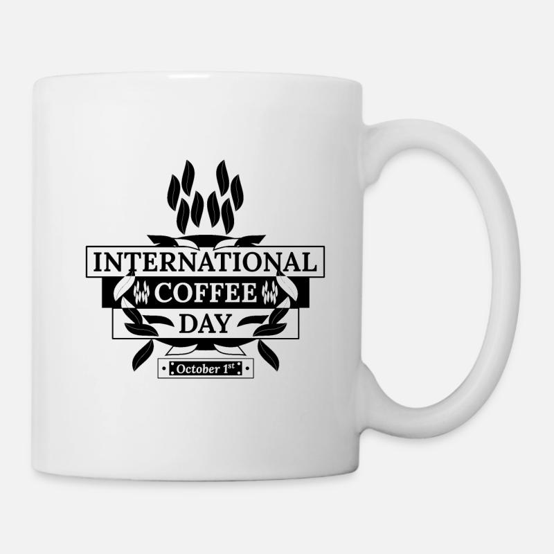 International Coffee Day, October 1st - Mug - white
