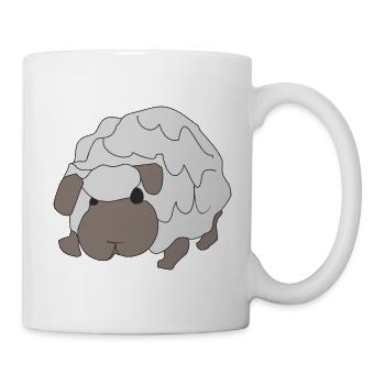 Lustige Schafe - Tasse - Weiß - Rechts