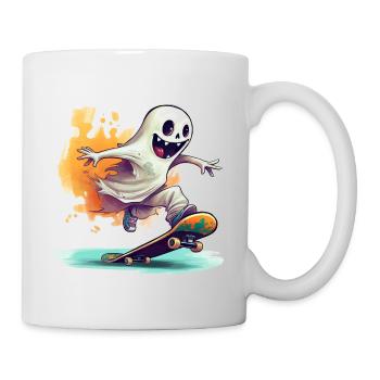 Skater Ghost - blank - Mug - white - Right