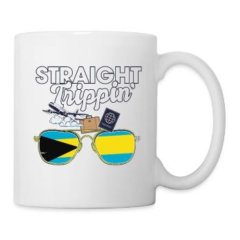 Straight Trippin' Bahamas Vacances Tour Voyage - Mug blanc - blanc - Droite