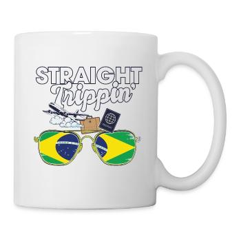 Straight Trippin' Brazil Vacation Tour Travel - Tasse - Weiß - Rechts