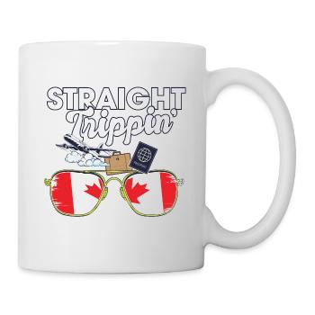 Straight Trippin' Canada Vacation Tour Voyage - Mug blanc - blanc - Droite