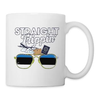 Straight Trippin' Estonie Vacances Tour Voyage - Mug blanc - blanc - Droite