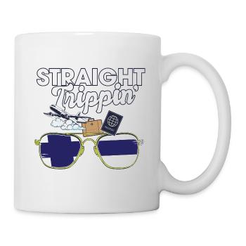 Straight Trippin' Finland Vacances Tour Voyage - Mug blanc - blanc - Droite
