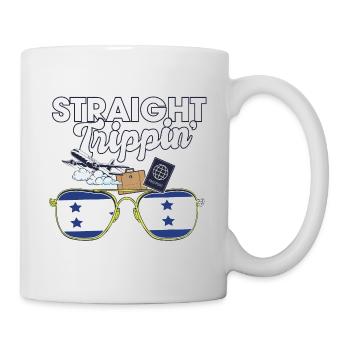 Straight Trippin' ' Honduras Vacances Tour Voyage - Mug blanc - blanc - Droite