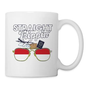 Straight Trippin' Indonesia Vacation Tour Travel - Mug - white - Right