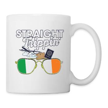 Straight Trippin' Ireland Vacation Tour Travel - Mug - white - Right