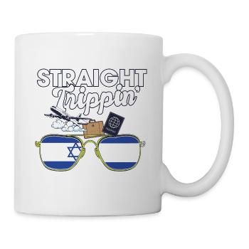 Straight Trippin' ' Israël Vacances Tour Voyage - Mug blanc - blanc - Droite