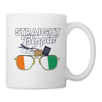 Straight Trippin' Ivory Vacation Tour Travel Trip - Tasse - Weiß - Rechts