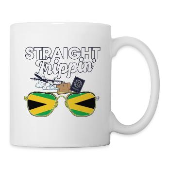 Straight Trippin' Jamaica Vacation Tour Travel - Mug - white - Right