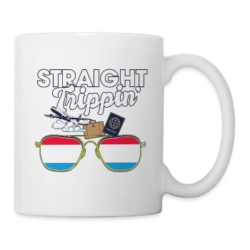 Straight Trippin' Luxembourg Vacances Tour Voyage - Mug blanc - blanc - Droite