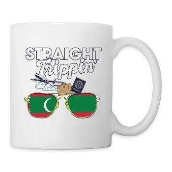 Straight Trippin' Maldives Vacation Tour Travel - Tasse - Weiß - Rechts
