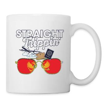 Straight Trippin' Montenegro Vacation Tour Travel - Tasse - Weiß - Rechts