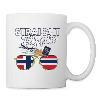 Straight Trippin' Norway Vacances Voyage - Mug blanc - blanc - Droite