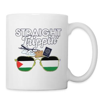 Straight Trippin' Palestine Vacances Tour Voyage - Mug blanc - blanc - Droite