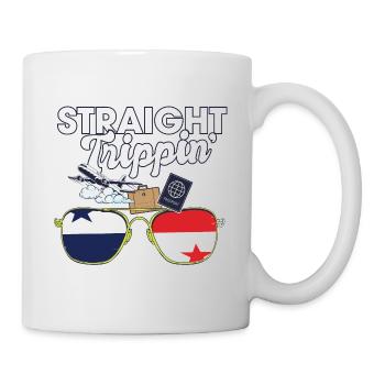 Straight Trippin' Panama Vacances Tour Voyage - Mug blanc - blanc - Droite