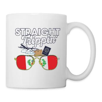 Straight Trippin' Pérou Vacances Voyage Voyage - Mug blanc - blanc - Droite