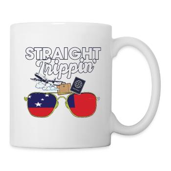 Straight Trippin' Samoa Vacation Tour Travel Trip - Mug - white - Right