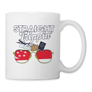 Straight Trippin' Singapore Vacances Voyage - Mug blanc - blanc - Droite