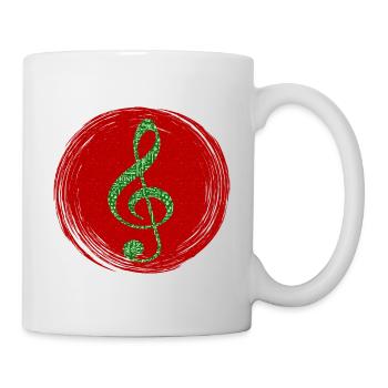 Merry Christmas Festive Melody - Mug - white - Right