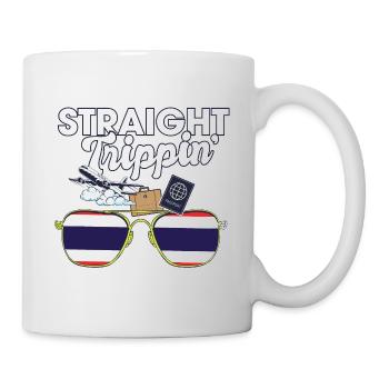 Straight Trippin' Thailand Vacation Tour Travel - Tasse - Weiß - Rechts