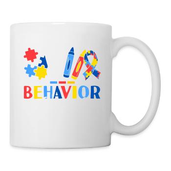 Behavior Squad ABA Therapist Applied Behavior - Mug - white - Right