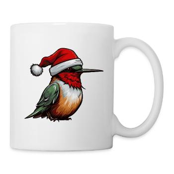Kolibri Vogel Weihnachten Tier - Tasse - Weiß - Rechts
