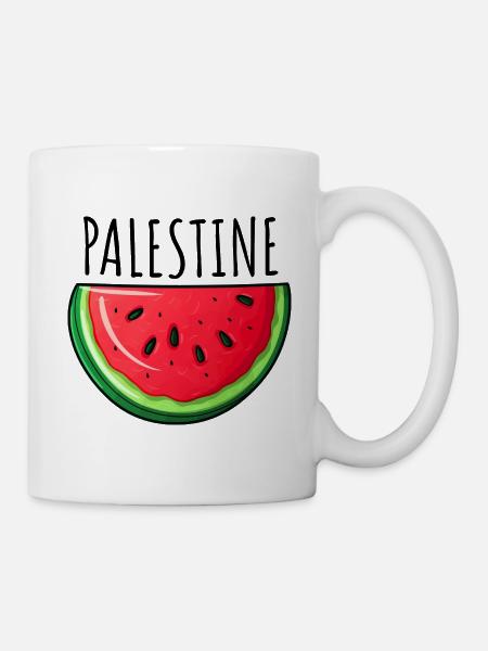 Pastèque de Palestine - Mug blanc - blanc