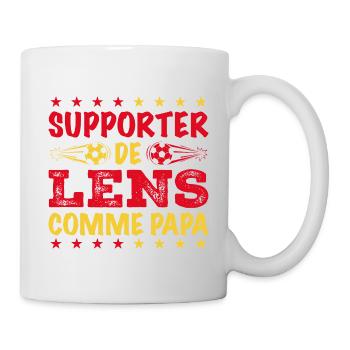 Je Suis Un Supporter De Lens Parfait - Mug blanc - blanc - Droite