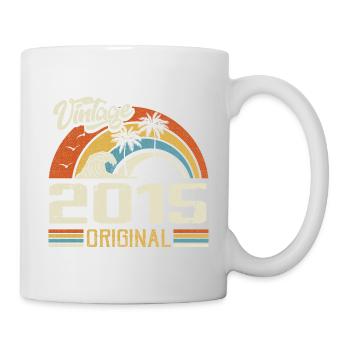 Vintage 2015 Vintage Retro Birthday Gift - Mug - white - Right