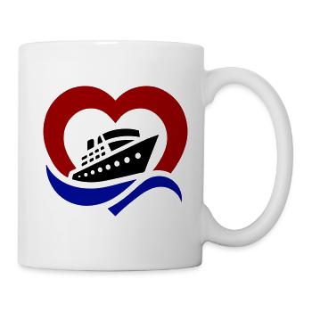 L’amour de la croisière - Mug blanc - blanc - Droite