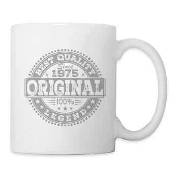 49e Anniversaire Original 1975 Vintage Cadeau - Mug blanc - blanc - Droite