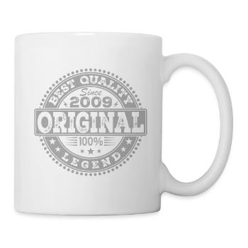 15th Anniversary Original 2009 Vintage Gift - Mug - white - Right