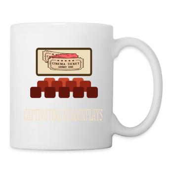 Cinéma Cinéphile Rétro Vintage Classique Cinéma TV - Mug blanc - blanc - Droite