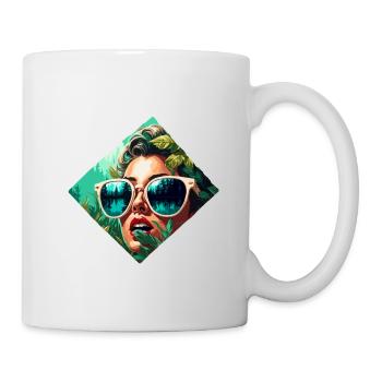 Rockabilly / Pin-up Girl / Girl Power / 50s - Mug - white - Right