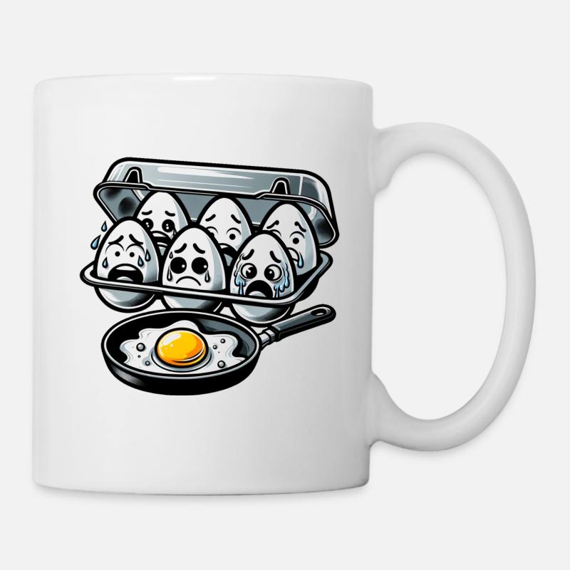 Eggs Fried Egg Easter Meme - Mug - white