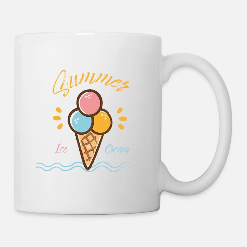 Ice Cream / Summer Ice Bo Graphic - Mug - white
