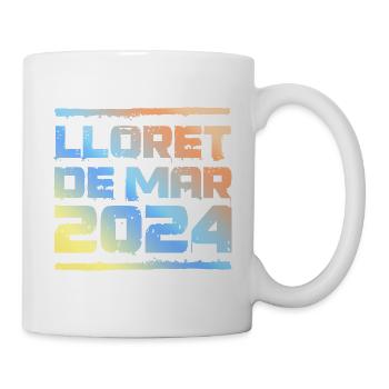 Lloret De Mar 2024 Bunt - Tasse - Weiß - Rechts