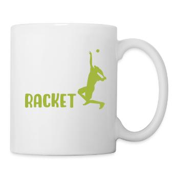 Ja, ich bin ein Racket-Wissenschaftler - Tasse - Weiß - Rechts