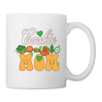 Cookie Mom Scout Mama Troop Leader Cookie Chaos - Tasse - Weiß - Rechts