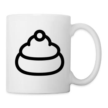 Cupcake - Tasse - Weiß - Rechts